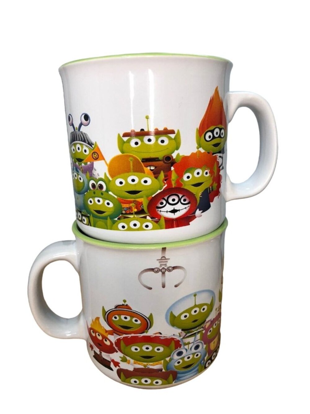 Set of Two Disney Toy Store Alien Mugs